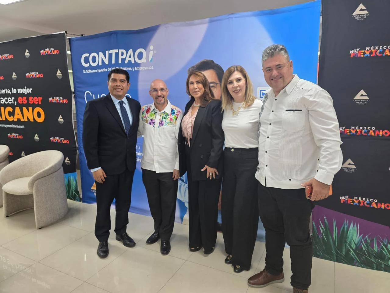 Representantes de CANACO Iguala en un encuentro de CONCANACO